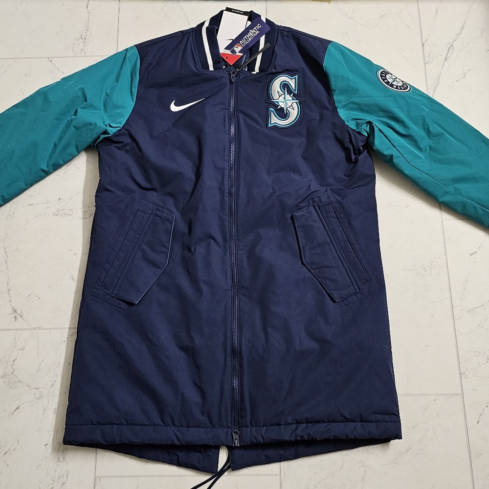 Nike Authentic Collection Seattle Mariners Dugout  Full Zip JACKET  XL NWT